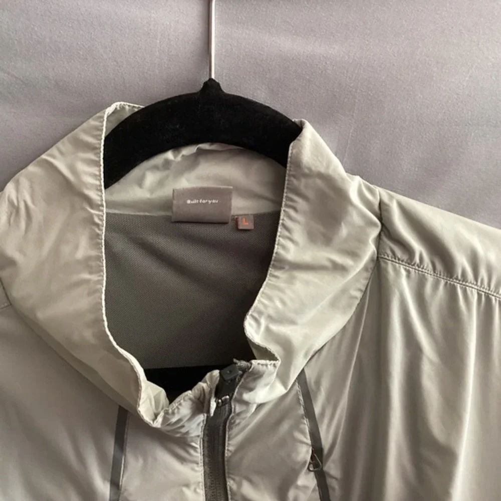 PING‎ Sensorwarm Golf Windbreaker Lightweight Full Zip Jacket Gray L